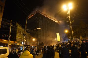 Incendio en los galpones de la empresa VITA. FOTO Daniel MIRANDA