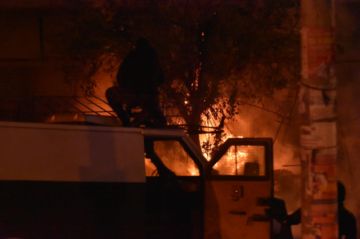 Incendio en los galpones de la empresa VITA. FOTO Daniel MIRANDA