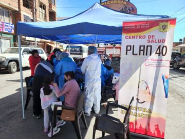Ya están en pleno trabajo las brigadas de vacunación en Potosí