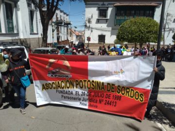Personas sordas demandan inclusión real en las actividades de la sociedad