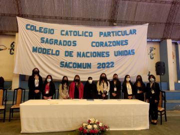 Sagrados Corazones  desarrolló modelo de Naciones Unidas