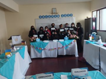 Participaron más de 250 delegados de diferentes colegios.