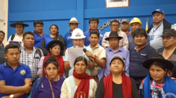 Sin dirigencia del Pacto de Unidad, organizaciones afines a Evo Morales piden a la Fiscalía reabrir caso terrorismo