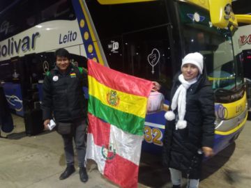 La delegación partió en la madrugada de este lunes