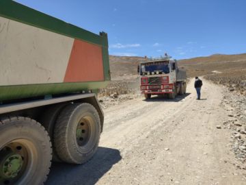 De acuerdo con los datos obtenidos, entre nueve a 16 volquetas de 20 cubos salen mensualmente del área 