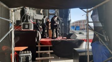 Los artistas se alistan para la serenata potosina