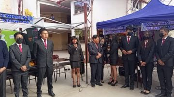 Los estudiantes participaron de una feria de sistemas informáticos