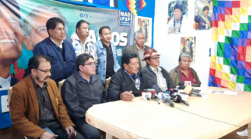 MAS acusa al Gobierno de condicionar a los alcaldes a estar con Arce o no tendrán proyectos