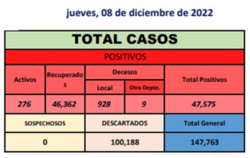 Reporte departamental del Sedes Potosí