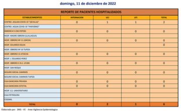 Reporte departamental del Sedes Potosí