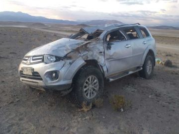 Dos personas mueren en aparatoso accidente vial