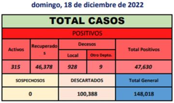 Reporte departamental del Sedes Potosí