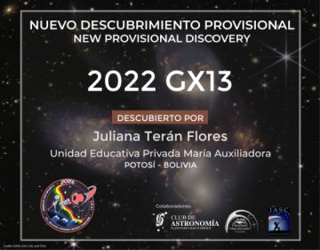 Con tan solo 15 años, Juliana, ya puede decir que entiende cosas que para otras es mera ciencia ficción. Sin embargo, Juliana describe al universo como increíble. FACEBOOK