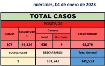 Reporte departamental del Sedes Potosí
