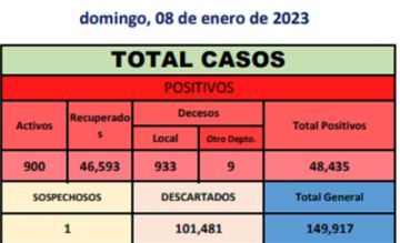 Reporte departamental del Sedes Potosí