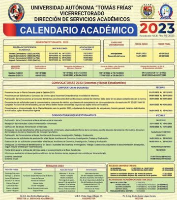 Actividades académicas en la UATF inician el 27 de febrero
