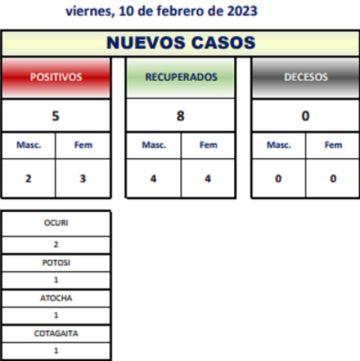 Reporte departamental del Sedes Potosí