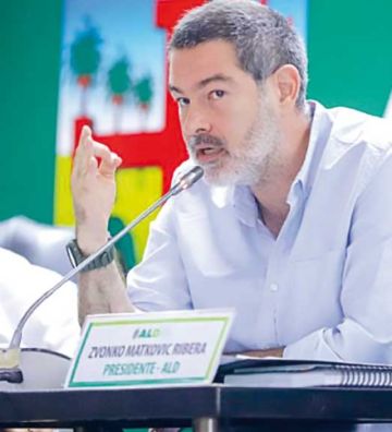 Zvonko, reelegido en ALD  sin participación del MAS