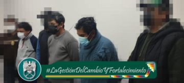 Los arrestados son mayores de edad, entre hombres y mujeres FOTO POLICÍA POTOSI