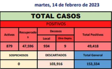 Reporte departamental del Sedes Potosí