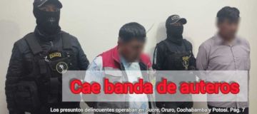Cae banda de auteros que robaba en urbes