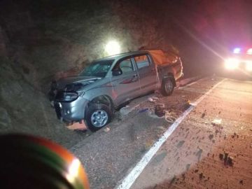 Pareja de adultos mayores  muere en un accidente vial