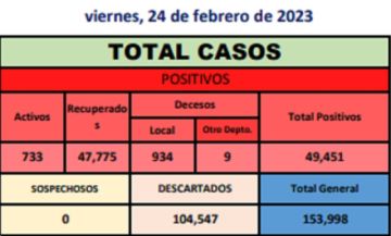 Reporte departamental del Sedes Potosí