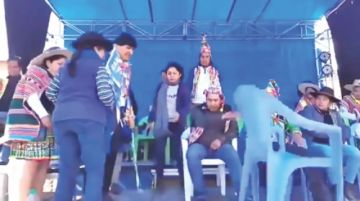 El dirigente que le quitó la silla a  Evo Morales es militante del MAS