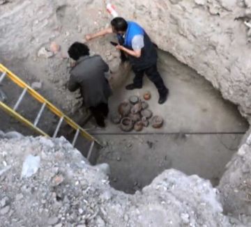 Encuentran vasijas  incaicas al construir un edificio en Tupiza