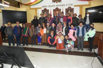 La socialización fue en la Asamblea Legislativa Departamental.