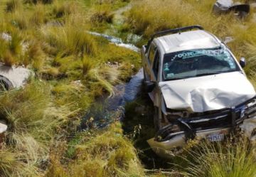 Vuelco de campana causa tres personas heridas en la vía Potosí – Uyuni