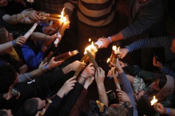 La ceremonia del fuego sagrado.