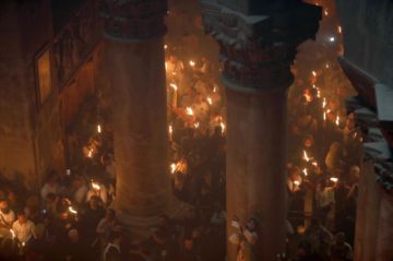 La ceremonia del fuego sagrado.