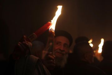 La ceremonia del fuego sagrado.
