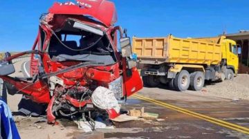 Choque frontal deja dos personas heridas en el sudoeste potosino