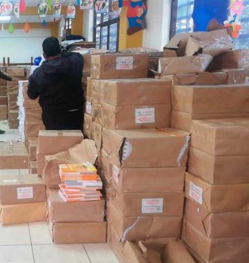 Prevén terminar entrega de textos esta semana