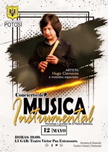 Esta noche  Hugo Clemente presenta concierto instrumental