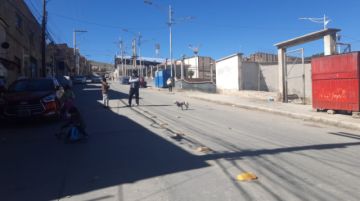 Igual hubo circulación vehicular.