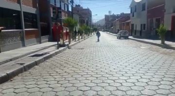 Potosí vive el Día del Peatón Municipal con tranquilidad