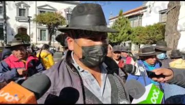 Comunarios del Distrito 18 respaldan al alcalde Llally