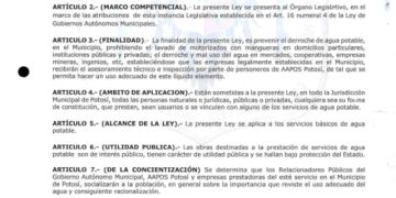 Lo que dice la Ley Municipal 117.