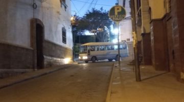 Las calles de la ciudad de Potosí no tienen circulación de motorizados debido a la movilización.