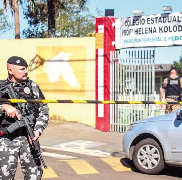 Una alumna muerta y otro herido en ataque en escuela de Brasil