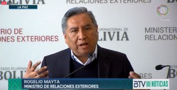 El canciller Rogelio Mayta se pronuncia sobre la propuesta de Sánchez de Lozada