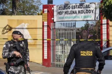 Una alumna muerta y otro herido deja un tiroteo en una escuela del sur de Brasil