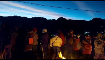 En el Cerro Chico se recibió los rayos del sol del Año Nuevo Andino