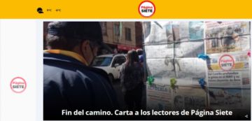 En el documento publicado a través de la página web del diario paceño