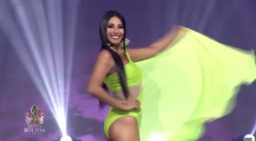 Las potosinas en la pasarela de Miss Bolivia
