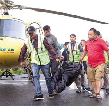 Un helicóptero se estrella en Nepal y deja seis muertos
