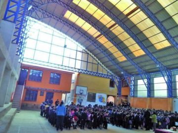 Las obras de mejoramiento de colegios tiene un gran avance 